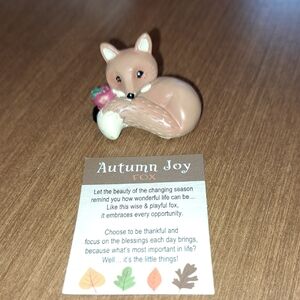 Fox Autumn Delight Figurine